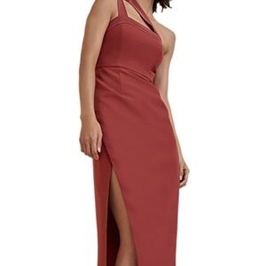C/Meo Collective Bound Together Dress in Marsala